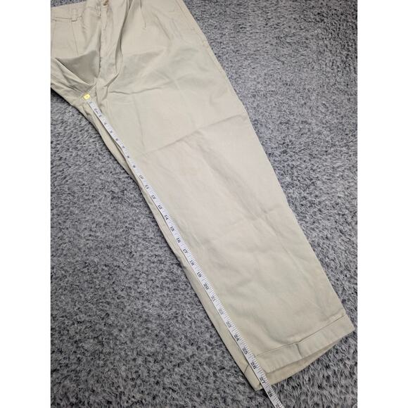 Gap Pants Mens 34X30 Beige Relaxed Distressed Casual Minimal Preppy Work Chore - Picture 8 of 10
